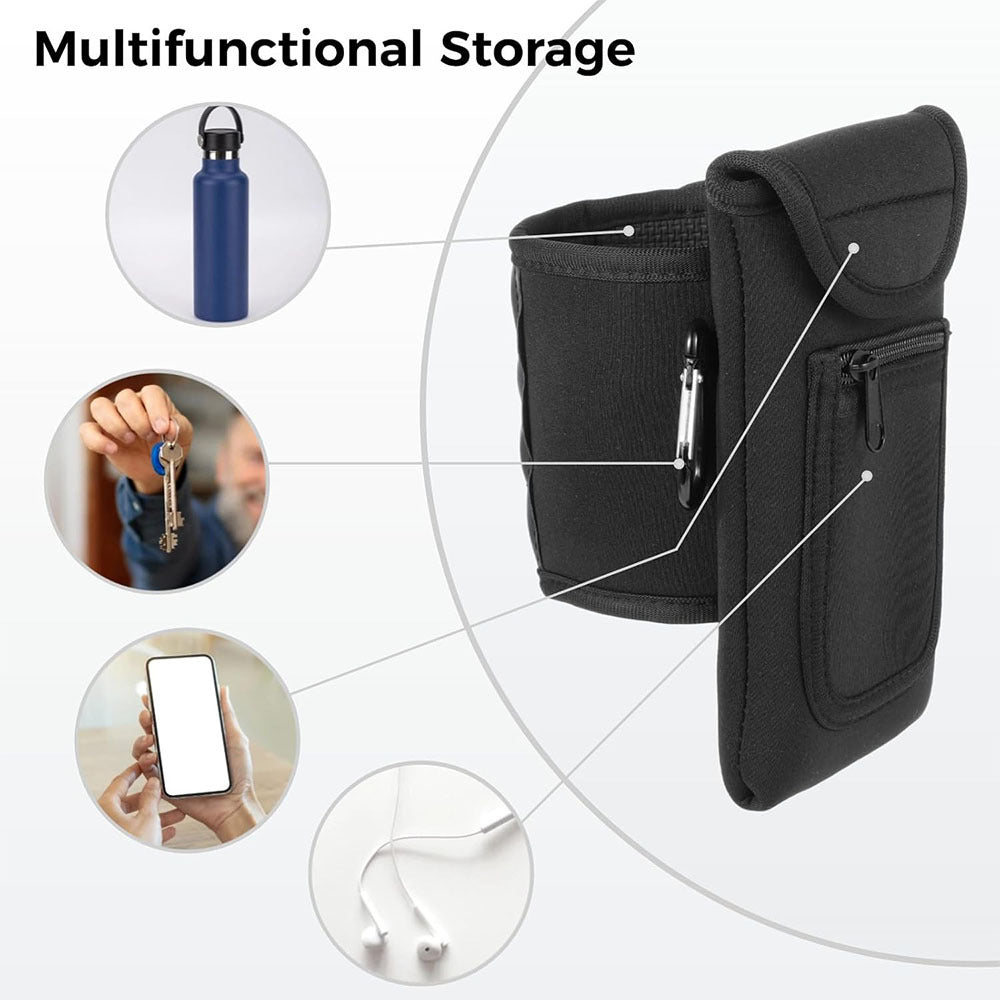 magnetic fitness bottle pouch for workout convenience