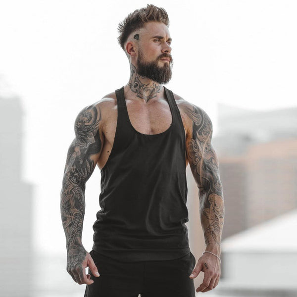 mens athletic sleeveless top for daily training