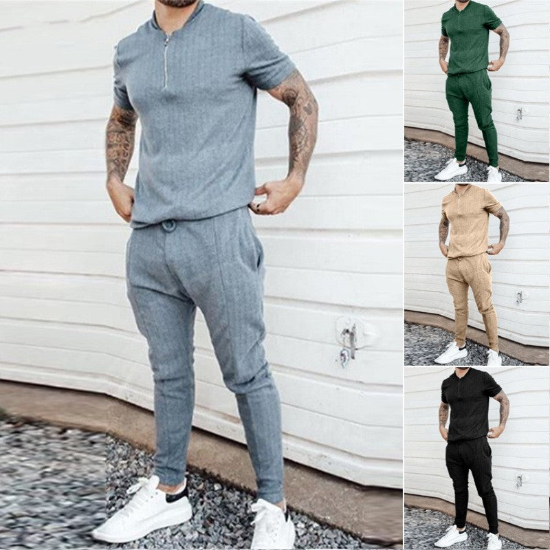 mens athletic suit for fitness and relaxation
