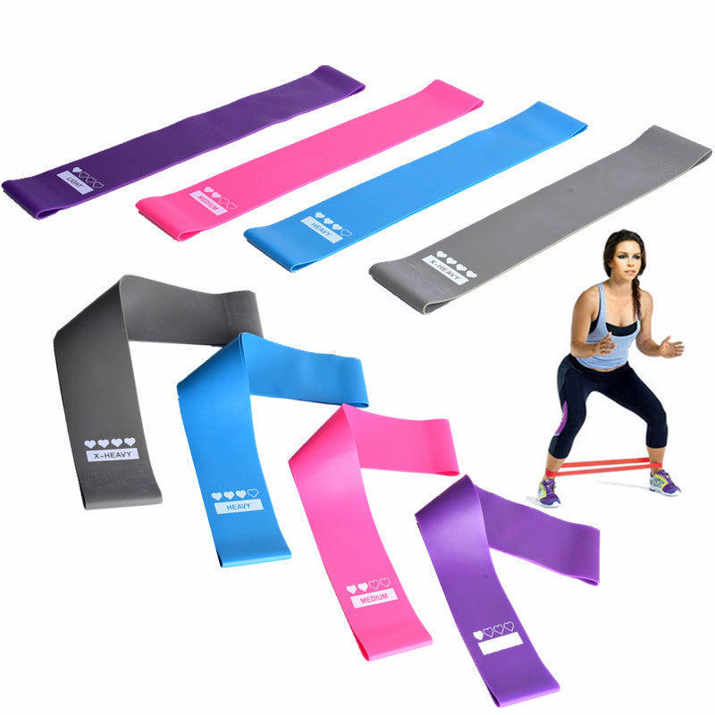 non-slip rubber resistance bands for workouts