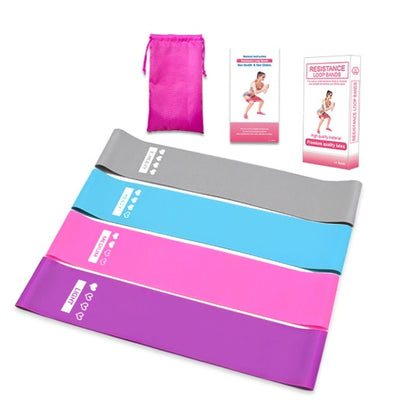 non-slip rubber resistance bands for workouts