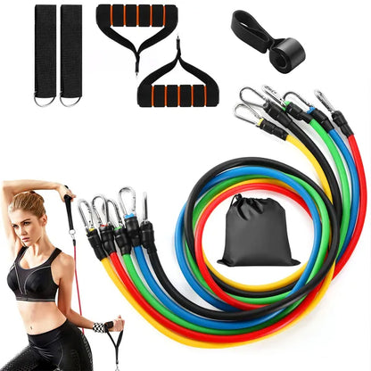 portable fitness band set for indoor and outdoor training