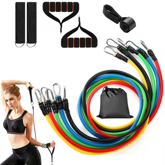 portable fitness band set for indoor and outdoor training
