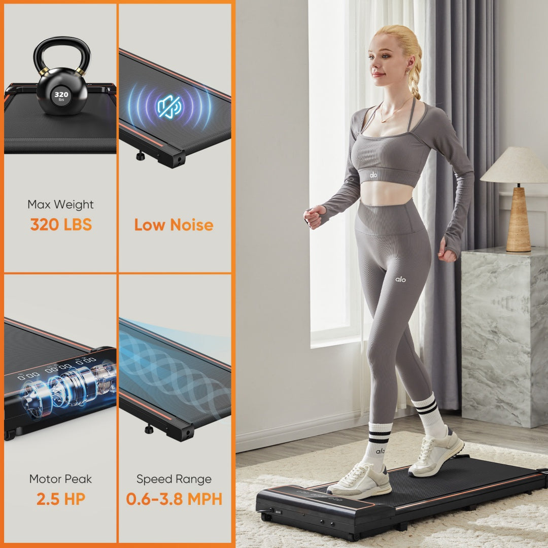 portable slim treadmill for daily indoor walking