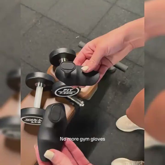 non sweaty workout grips for dumbbells