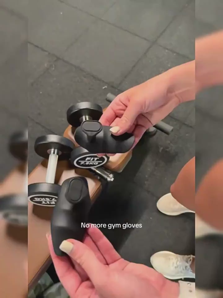 non sweaty workout grips for dumbbells