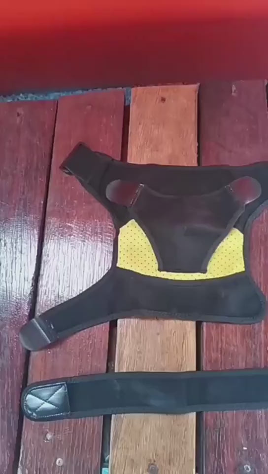 adjustable shoulder brace with ice pack