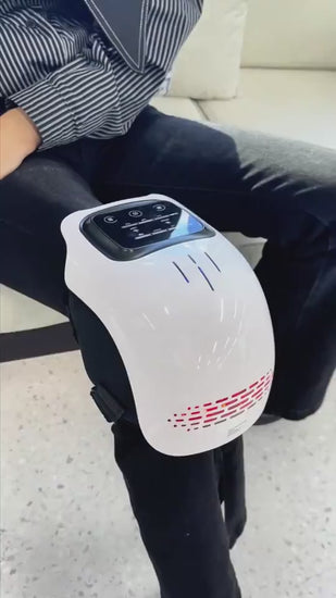 rechargeable electric knee massager with heat therapy