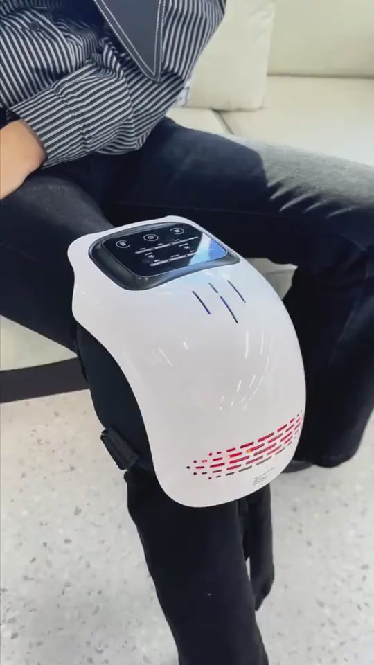 rechargeable electric knee massager with heat therapy