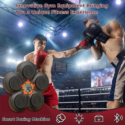 Smart Boxing Machine: Electronic Training Equipment for Speed and Agility Enhancement with Included Boxing Gloves for Diverse Workouts