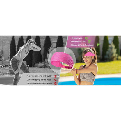 sports running headbands for women workout training
