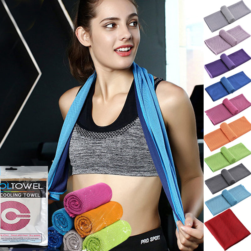 sports towel for swimming gym and hot weather