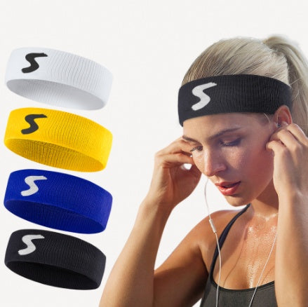 stretchable sport headband for active fitness sessions
