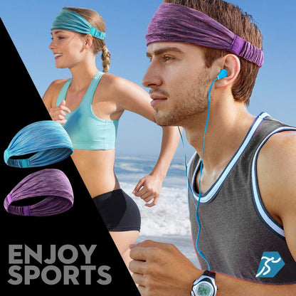 sweat control headbands for running and exercise
