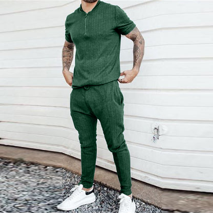 two piece sports suit men for home and outdoors