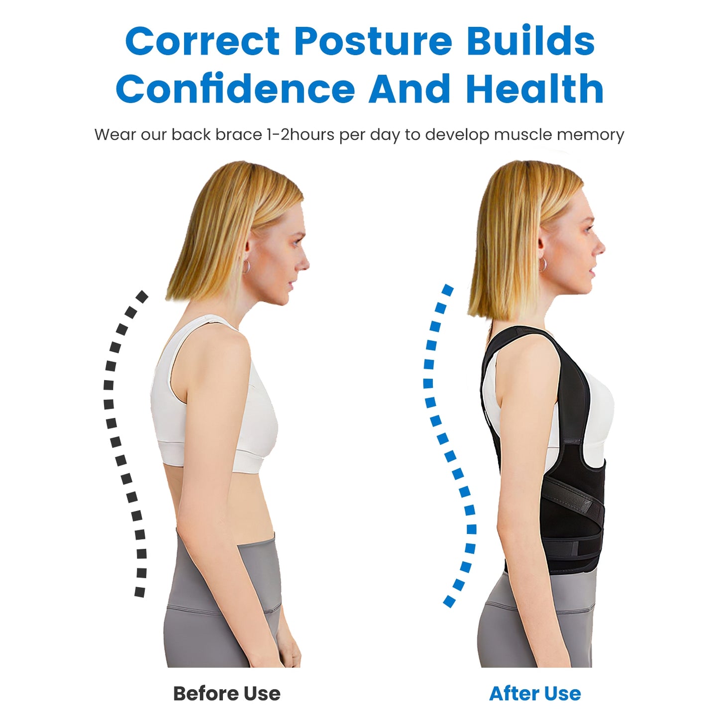 upper back straightener for daily pain relief