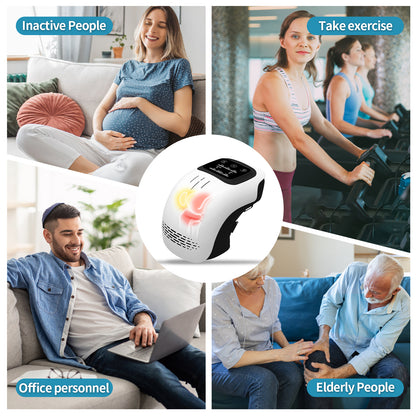 wireless cordless knee massager with infrared light
