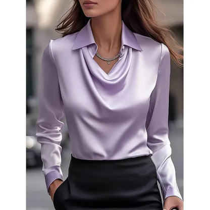 women collared blouse for office and business wear
